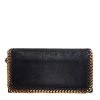 Stella McCartney Black Faux Suede Falabella Flap Continental Wallet For Women 2 Stella McCartney Black Faux Suede Falabella Flap Continental Wallet For Women -Stella McCartney Sales luxury women stella mccartney used handbags p615359 006