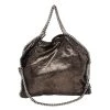 Stella McCartney Black/Silver Faux Suede Small Falabella Tote For Women