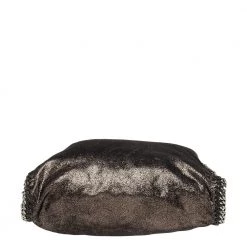 Stella McCartney Black/Silver Faux Suede Small Falabella Tote For Women -Stella McCartney Sales luxury women stella mccartney used handbags p617641 007