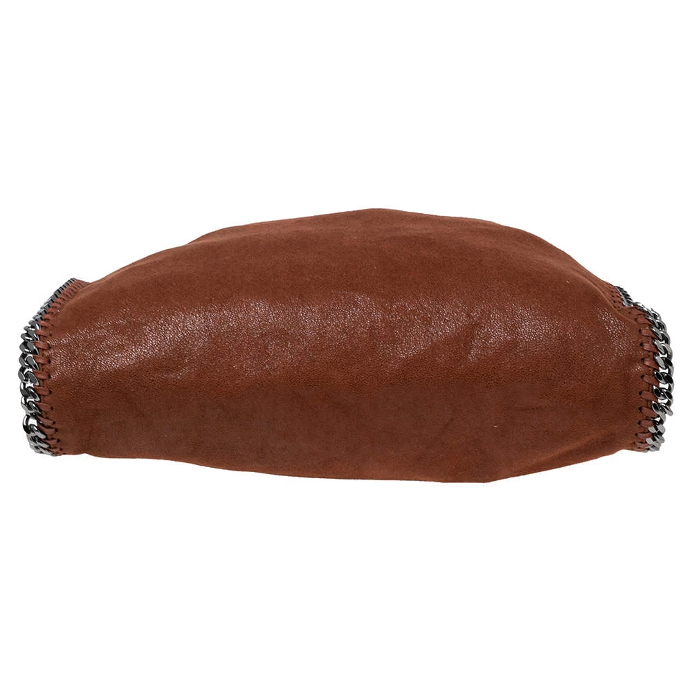 Stella McCartney Brown Faux Suede Falabella Tote For Women 8 Stella McCartney Brown Faux Suede Falabella Tote For Women - Image 6