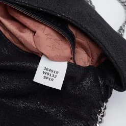 Stella McCartney Black Faux Leather Mini Falabella Crossbody Bag For Women -Stella McCartney Sales luxury women stella mccartney used handbags p621932 001