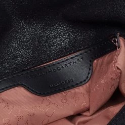 Stella McCartney Black Faux Leather Mini Falabella Crossbody Bag For Women -Stella McCartney Sales luxury women stella mccartney used handbags p621932 002