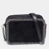 Stella McCartney Black Faux Leather Falabella Camera Bag For Women -Stella McCartney Sales luxury women stella mccartney used handbags p631018 013