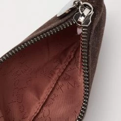Stella McCartney Dark Brown Faux Leather Falabella Bag For Women -Stella McCartney Sales luxury women stella mccartney used handbags p631033 002