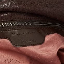 Stella McCartney Dark Brown Faux Leather Falabella Bag For Women -Stella McCartney Sales luxury women stella mccartney used handbags p631033 004