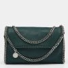 Stella McCartney Green Faux Leather Falabella Crossbody Bag For Women -Stella McCartney Sales luxury women stella mccartney used handbags p631551 004