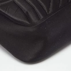 Stella McCartney Black Satin Stella Star Camera Crossbody Bag For Women -Stella McCartney Sales luxury women stella mccartney used handbags p632070 008