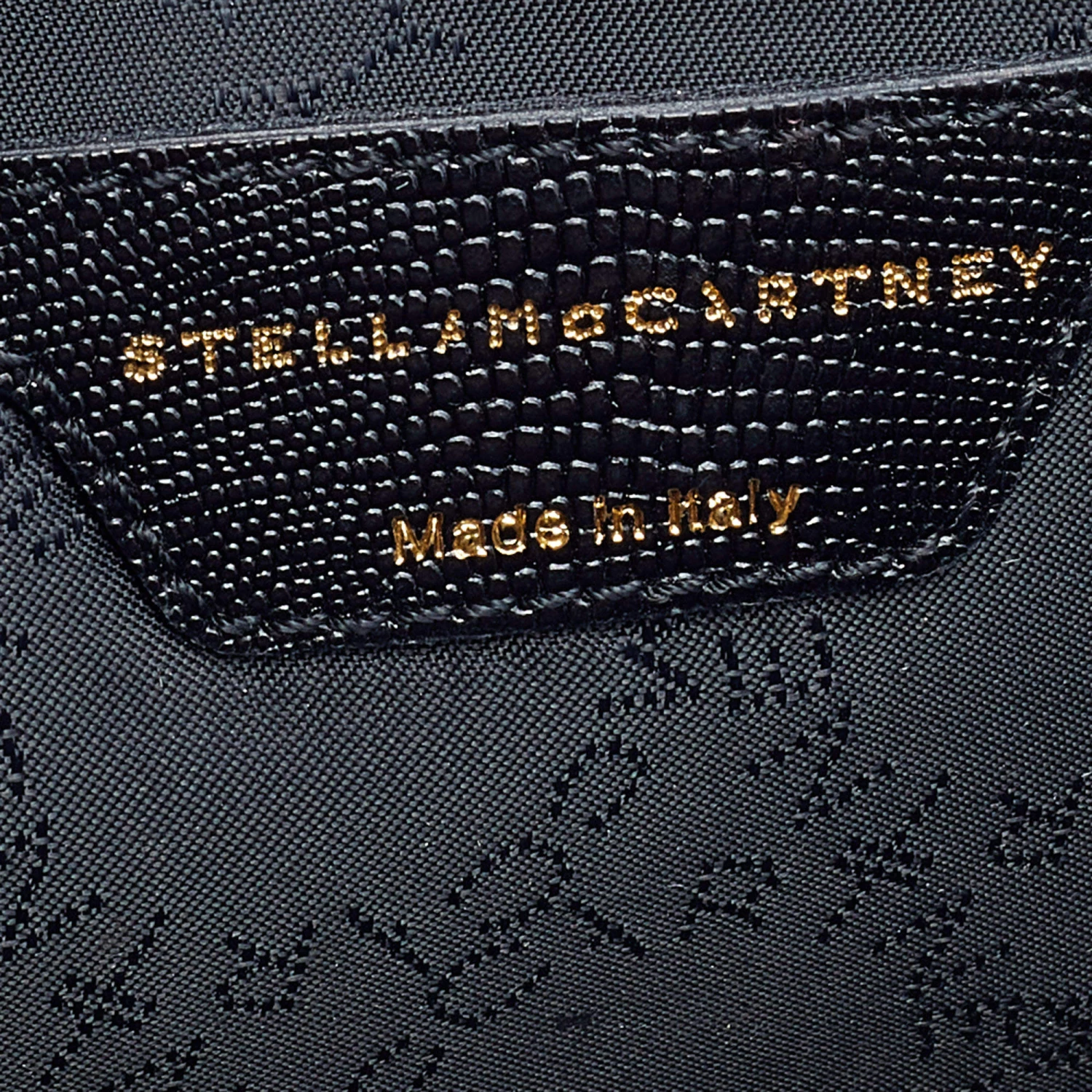 Stella McCartney Black Faux Lizard Embossed Leather Crystal Embellished Wristlet Clutch For Women 10 Stella McCartney Black Faux Lizard Embossed Leather Crystal Embellished Wristlet Clutch For Women - Image 8