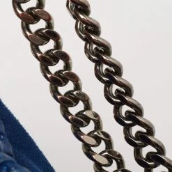 Stella McCartney Blue Faux Suede Falabella Tote For Women -Stella McCartney Sales luxury women stella mccartney used handbags p640588 013