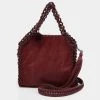 Stella McCartney Red Faux Leather Shaggy Deer Mini Candy Falabella Tote For Women 1 Stella McCartney Red Faux Leather Shaggy Deer Mini Candy Falabella Tote For Women -Stella McCartney Sales luxury women stella mccartney used handbags p641982 004