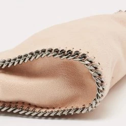 Stella McCartney Beige Faux Suede Tiny Falabella Tote For Women -Stella McCartney Sales luxury women stella mccartney used handbags p644064 002