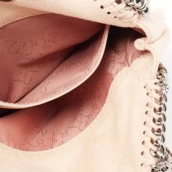 Stella McCartney Beige Faux Suede Tiny Falabella Tote For Women -Stella McCartney Sales luxury women stella mccartney used handbags p644064 007