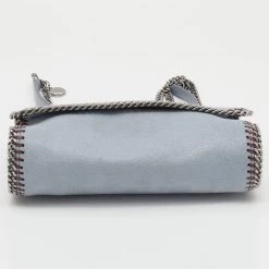 Stella McCartney Grey Faux Suede Falabella Flap Shoulder Bag For Women 18 Stella McCartney Grey Faux Suede Falabella Flap Shoulder Bag For Women -Stella McCartney Sales luxury women stella mccartney used handbags p647380 005