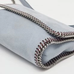 Stella McCartney Grey Faux Suede Falabella Flap Shoulder Bag For Women 23 Stella McCartney Grey Faux Suede Falabella Flap Shoulder Bag For Women -Stella McCartney Sales luxury women stella mccartney used handbags p647380 007