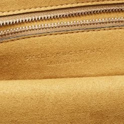 Stella McCartney Black Logo Perforated Faux Leather Tote For Women -Stella McCartney Sales luxury women stella mccartney used handbags p647901 007