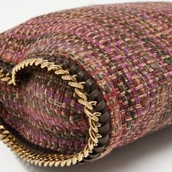 Stella McCartney Multicolor Woven Tweed Small Falabella Tote For Women -Stella McCartney Sales luxury women stella mccartney used handbags p648504 010