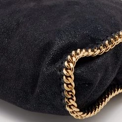 Stella McCartney Black Faux Leather Small Falabella Tote For Women -Stella McCartney Sales luxury women stella mccartney used handbags p653213 003