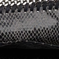 Stella McCartney Grey Python Embossed Falabella Clutch For Women -Stella McCartney Sales luxury women stella mccartney used handbags p658171 009