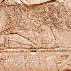 Stella McCartney Metallic Gold Faux Leather Flap Shoulder Bag For Women 17 Stella McCartney Metallic Gold Faux Leather Flap Shoulder Bag For Women -Stella McCartney Sales luxury women stella mccartney used handbags p669193 002