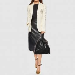 Stella McCartney Black Faux Suede Small Falabella Tote For Women -Stella McCartney Sales luxury women stella mccartney used handbags p670751 006