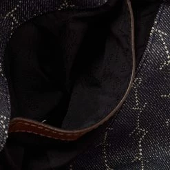 Stella McCartney Blue Monogram Denim Falabella Mini Tote For Women -Stella McCartney Sales luxury women stella mccartney used handbags p672132 009