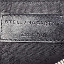 Stella McCartney Black/Silver Faux Leather Cavendish Stars Clutch For Women -Stella McCartney Sales luxury women stella mccartney used handbags p673271 007