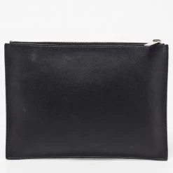 Stella McCartney Black/Silver Faux Leather Cavendish Stars Clutch For Women -Stella McCartney Sales luxury women stella mccartney used handbags p673271 012