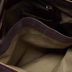 Stella McCartney Purple Faux Suede And Patent Leather Tote For Women -Stella McCartney Sales luxury women stella mccartney used handbags p673422 009