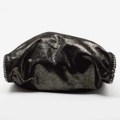 Stella McCartney Black/Silver Faux Suede Large Falabella Tote For Women 18 Stella McCartney Black/Silver Faux Suede Large Falabella Tote For Women -Stella McCartney Sales luxury women stella mccartney used handbags p674808 003