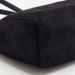 Stella McCartney Black Faux Leather Falabella East West Shopper Tote For Women -Stella McCartney Sales luxury women stella mccartney used handbags p677057 001