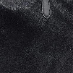 Stella McCartney Black Faux Leather Falabella East West Shopper Tote For Women -Stella McCartney Sales luxury women stella mccartney used handbags p677057 003