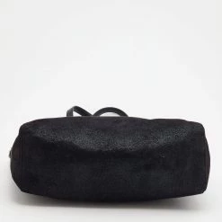 Stella McCartney Black Faux Leather Falabella East West Shopper Tote For Women -Stella McCartney Sales luxury women stella mccartney used handbags p677057 011