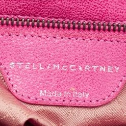 Stella McCartney Pink Faux Leather Small Falabella Tote For Women -Stella McCartney Sales luxury women stella mccartney used handbags p680843 003