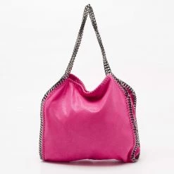 Stella McCartney Pink Faux Leather Small Falabella Tote For Women -Stella McCartney Sales luxury women stella mccartney used handbags p680843 010