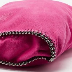Stella McCartney Pink Faux Leather Small Falabella Tote For Women -Stella McCartney Sales luxury women stella mccartney used handbags p680843 012