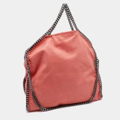 Stella McCartney Orange Faux Leather Small Falabella Tote For Women -Stella McCartney Sales luxury women stella mccartney used handbags p687113 006