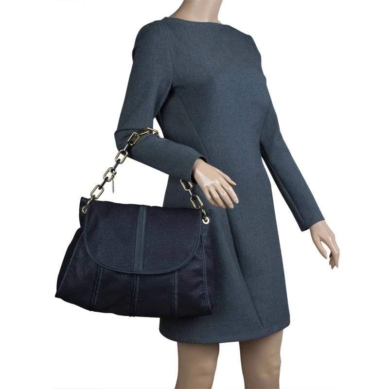 Stella McCartney Black Fabric Flap Shoulder Bag For Women 4 Stella McCartney Black Fabric Flap Shoulder Bag For Women - Image 2