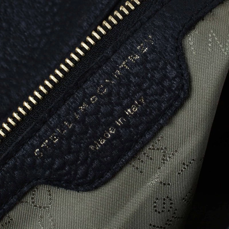 Stella McCartney Black Fabric Flap Shoulder Bag For Women 8 Stella McCartney Black Fabric Flap Shoulder Bag For Women - Image 6