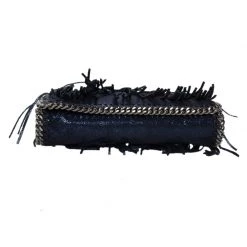 Stella McCartney Metallic Blue Faux Leather Falabella Crossbody Bag For Women -Stella McCartney Sales luxury women stella mccartney used handbags p77308 0005