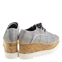 Stella McCartney Woven Faux Leather Elyse Platform Brogues Size 39 For Women -Stella McCartney Sales luxury women stella mccartney used shoes p112619 005