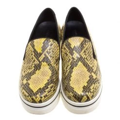 Stella McCartney Two Tone Faux Python Creeper Platform Loafers Size 39 For Women -Stella McCartney Sales luxury women stella mccartney used shoes p115846 0003