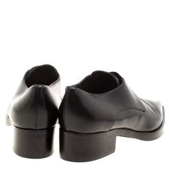 Stella McCartney Black Faux Leather Frankie Pointed Toe Elastic Detail Loafers Size 38 For Women 15 Stella McCartney Black Faux Leather Frankie Pointed Toe Elastic Detail Loafers Size 38 For Women -Stella McCartney Sales luxury women stella mccartney used shoes p125640 005