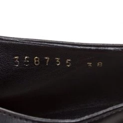 Stella McCartney Black Faux Leather Frankie Pointed Toe Elastic Detail Loafers Size 38 For Women 17 Stella McCartney Black Faux Leather Frankie Pointed Toe Elastic Detail Loafers Size 38 For Women -Stella McCartney Sales luxury women stella mccartney used shoes p125640 007