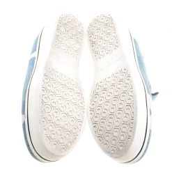 Stella McCartney Light Wash Star Printed Denim Binx Platform Slip On Sneakers Size 40 For Women -Stella McCartney Sales luxury women stella mccartney used shoes p126544 0006