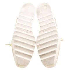 Stella McCartney Beige Faux Leather Elyse Star Platform Lace Up Derby Size 39 For Women -Stella McCartney Sales luxury women stella mccartney used shoes p126772 006