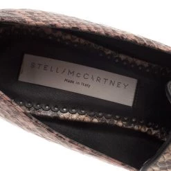 Stella McCartney Python Embossed Pointed Toe Loafer Pumps Size 38 For Women -Stella McCartney Sales luxury women stella mccartney used shoes p13247 010