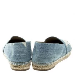 Stella McCartney Blue Denim Rocio Star Print Flat Espadrilles Size 37 For Women -Stella McCartney Sales luxury women stella mccartney used shoes p136687 0005