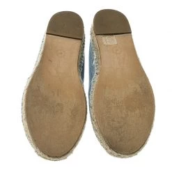 Stella McCartney Blue Denim Rocio Star Print Flat Espadrilles Size 37 For Women -Stella McCartney Sales luxury women stella mccartney used shoes p136687 0006