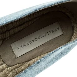 Stella McCartney Blue Denim Rocio Star Print Flat Espadrilles Size 37 For Women -Stella McCartney Sales luxury women stella mccartney used shoes p136687 0007