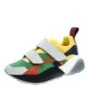 Stella McCartney Multicolor Color Block Faux Suede Eclypse Platform Sneakers Size 38 For Women -Stella McCartney Sales luxury women stella mccartney used shoes p138294 0001